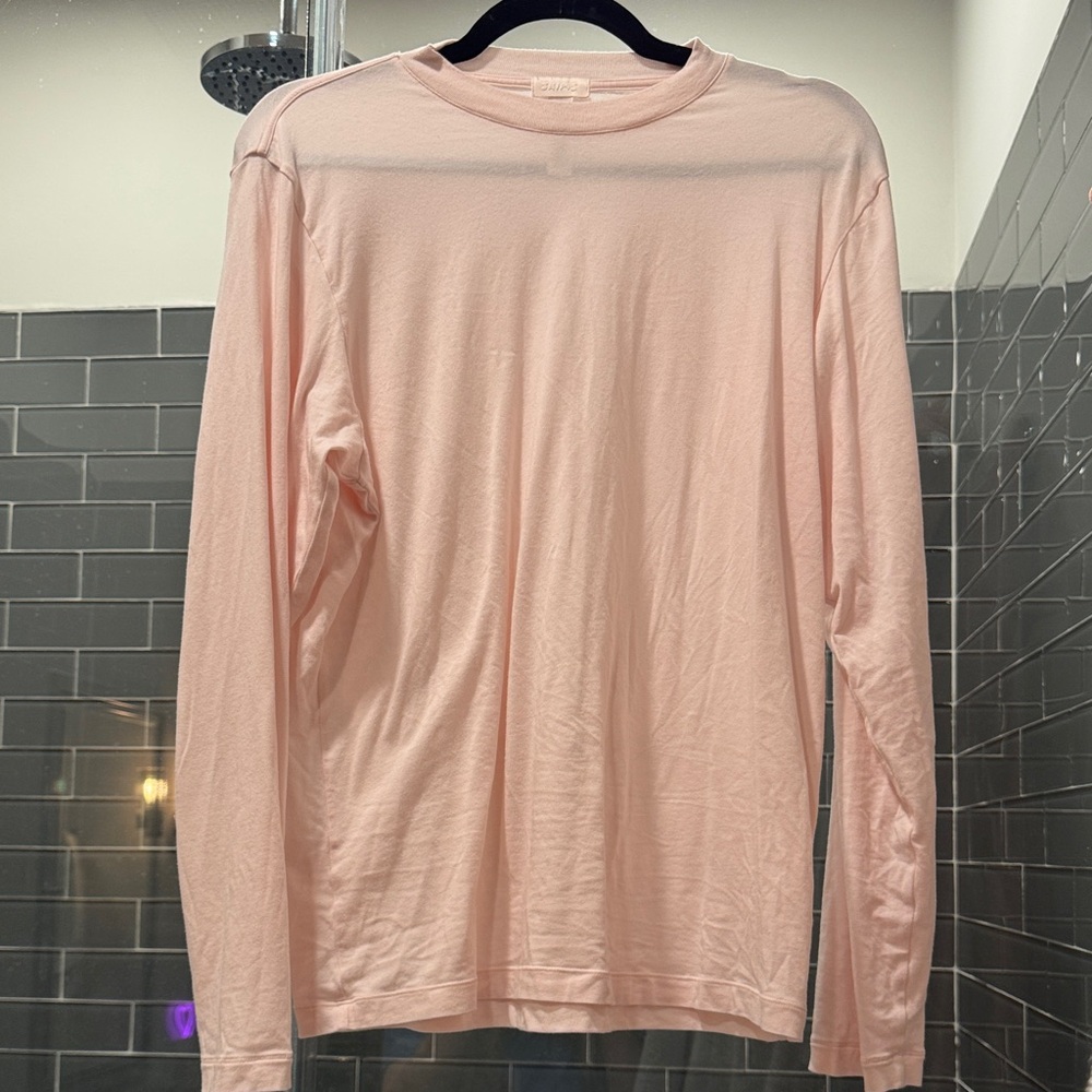 Skims Woman’s Pink Long Sleeve Shirt